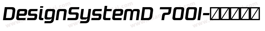 DesignSystemD 700I字体转换